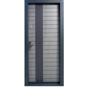 Usa metalica de apartament cu izolatie si vizor Novo Doors First Class NDS14, Deschidere Stanga Dreapta, Dimensiune 200X88 cm, Tabla 1.2 mm, Kit complet, Gri antracit