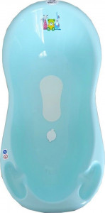 Cadita-ergonomica-pentru-bebelusi-si-copii-NOVOKIDS-Little-Bear-baita-bebe-dimensiuni-100X50X25-suport-anti-alunecare-supapa-scurgere-Turquoise_2