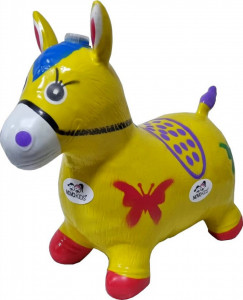 Calut-de-sarit-gonflabil-NOVOKIDS-Jumping-Donkey-Cu-sunete-si-lumini-Dimensiuni-55X50X25-cm-Pentru-interior-si-exterior-Max-50-kg-Galben