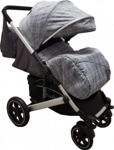 Carucior-nou-nascuti-2-in-1-BABY-CARE-PRO-512-Cu-geanta-bebe-inclusa-Suspensii-Cadru-aluminiu-Silver-Plasa-insecte-Gri-cu-Carouri_2