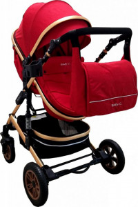 Carucior-nou-nascuti-2-in-1-Baby-Care-PRO-531-Cu-geanta-bebe-Cadru-Aluminiu-Gold-Amortizoare-Roti-din-cauciuc-plin-AVE-Spatar-reglabil-3-trepte-Plasa-insecte-Rosu_2