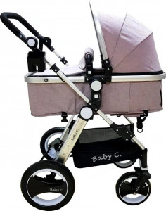 Carucior-nou-nascuti-2-in-1-Baby-Care-PRO-S535-Cadru-Aluminiu-roti-din-cauciuc-plin-landou-reversibil-Spatar-reglabil-in-3-trepte-Gri_1