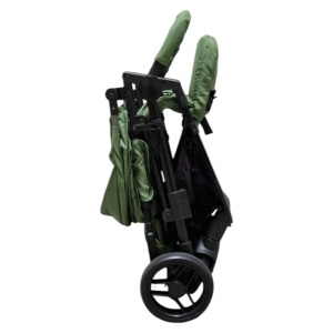 Carucior nou nascuti 2 in 1 BABY CARE™ PRO YK78 de culoare verde kaki