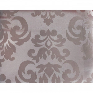 Fata de masa din Brocart (matase) cu motive florale XL CASA GINO ,ALB SI BEIGE,135X160, masa 6 persoane