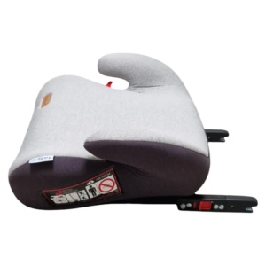 Inaltator auto cu Isofix Baby Care™ BS02P, 15-36 kilograme, Max 12 ani, Omologare R129 i-Size, Sistem de prindere in centura de siguranta, Husa detasabila si lavabila, Gri - Img 3