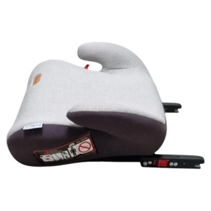 Inaltator auto cu Isofix Baby Care™ BS02P, 15-36 kilograme, Max 12 ani, Omologare R129 i-Size, Sistem de prindere in centura de siguranta, Husa detasabila si lavabila, Gri - Img 3