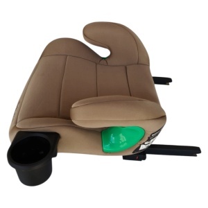 Inaltator auto XXL cu ISOFIX NOVOKIDS Splendor HF-02 R129 i-Size 125-150 cm cu suport pahar Crem
