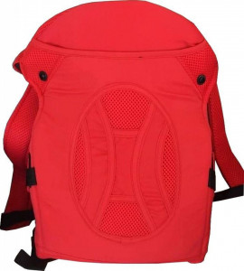 Marsupiu-ortopedic-pentru-copii-si-bebe-NOVOKIDS-Safety-Comfort-Max.-12-kg-pozitie-orizontala-fata-si-spate-material-lavabil-Rosu