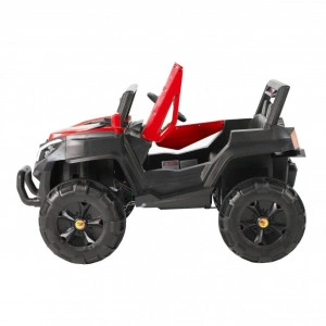 Masinuta-Electrica-cu-acumulator-pentru-copii-NOVOKIDS-Atlantis-Buggy-UTV-2-locuri-Cu-faruri-luminoase-Telecomanda-3-8-ani-max-35-kg-12V-Mp3USB-Model-Offroad-Rosu-cu-Negru