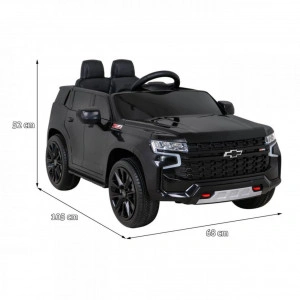 Masinuta-Electrica-cu-acumulator-pentru-copii-NOVOKIDS-Chevrolet-Tahoe-SUV-Roti-din-Cauciuc-EVA-Max-25-kg-Usi-cu-deschidere-3-Viteze-Lungime-105-cm-Negru