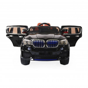 Masinuta-Electrica-cu-Roti-din-Cauciuc-NOVOKIDS-Display-LCD-cu-Redare-MP4-Desene-sau-Muzica-Scaun-de-Piele-Model-Offroad-Baterie-Performanta-12V-2-Viteze-Negru