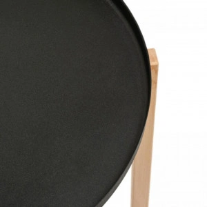Masuta-cafea-rotunda-cu-blat-detasabil-HouseXL-B-Wood-Coffe-Tray-Table-Din-lemn-masiv-Diametru-46-cm-Blat-metalic-transformabil-in-tava-servire-Inaltime-52-cm-Natur_2