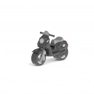 Motocicleta fara pedale pentru copii SCOOTER®, Model deosebit, Suport picioare, Stabilitate marita, Negru