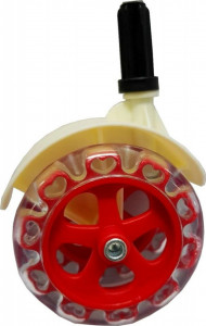 Premergator-reglabil-in-3-trepte-NOVOKIDS-Baby-C-cu-melodii-roti-silentioase-din-silicon-Ratusca-Pliabil-Rosu_3