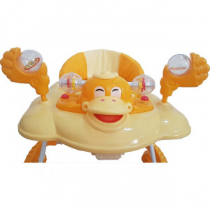 Premergator-Reglabil-in-3-Trepte-NOVOKIDS-Happy-Duck-Ratusca-Pliabil-8-Roti-Cu-Melodii-Galben-cu-Portocaliu_2