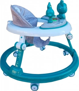 Premergator-reglabil-in-6-trepte-de-inaltime-NOVOKIDS-Happy-Kitty-Cu-melodii-Pliabil-Max-20-kg-Roti-silentioase-Model-Pisicuta-Verde-Turquoise_3