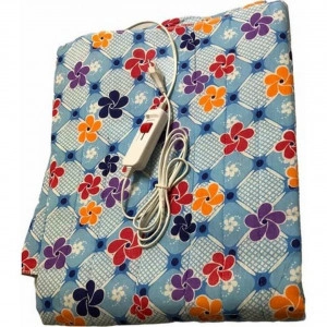 Saltea electrica HouseXL™ Palmiye , 115X150 cm, 80 W, 2 trepte de temperatura, Patura electrica, Multicolor