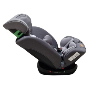 Scaun Auto Baby Care™ BS16P, Transformabil in scoica auto, Omologare R-129 i-Size, 0-36 kg, Spatar reglabil in 4 trepte, Sistem de prindere in centura de siguranta, Husa detasabila, Gri - Img 4