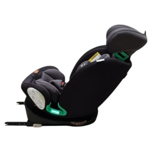 Scaun Auto cu Isofix Baby Care™ HD18, Cu rotire 360 grade, Omologare R-129 i-Size, 0-36 kg, Tetiera reglabila, Transformabil in scoica auto, Sistem de prindere in centura de siguranta, Husa detasabila, Negru - Img 4