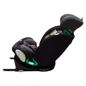 Scaun Auto cu Isofix Baby Care™ HD18, Cu rotire 360 grade, Omologare R-129 i-Size, 0-36 kg, Tetiera reglabila, Transformabil in scoica auto, Sistem de prindere in centura de siguranta, Husa detasabila, Negru - Img 4