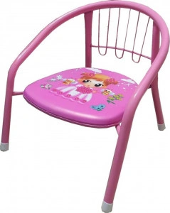 Scaun-metalic-pentru-copii-Novokids-Little-chair-Sezut-moale-cu-sunete-Pentru-interior-si-exterior-Dimensiuni-36x36x34-cm-Vopsea-lucioasa-Roz_1
