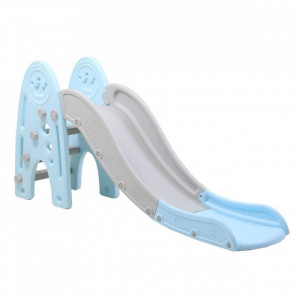 Tobogan-Pentru-Copii-NOVOKIDS-NovaSlide-Crown-Pentru-Interior-si-Exterior-160-centimetri-panta-alunecare-Maxim-30-Kg-Model-Coroana-Albastru