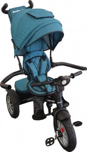 Tricicleta-cu-copertina-Baby-Care-Turbo-Bike-Cu-melodii-si-lumini-Roti-din-cauciuc-Pozitie-somn-Scaun-reversibil-cu-rotatie-360-grade-Cadru-metalic-Dimensiuni-110X60X90-cm-Albastru-Turquoise_1