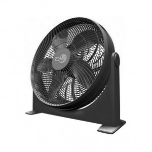 Ventilator de podea cu 3 trepte de viteza HouseXL® MCS, Putere mare, 55W, Motor silentios, Diametru 22", 56 de centimetri, Rotire 180 grade, Atasabil pe perete sau tavan, Negru