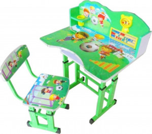 Birou-copii-din-MDF-cu-jucarii-interactive-Novokids-My-first-desk-dimensiuni-68X43X65-cadru-metalic-masuta-copii-Verde