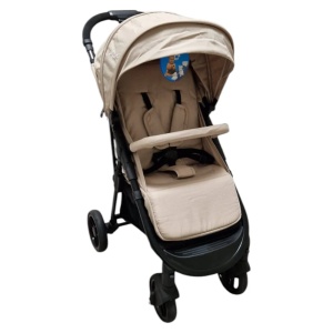 Carucior nou nascuti 2 in 1 BABY CARE™ PRO YK78, Pozitie somn, Spatar reglabil in 7 trepte, Frana picior, Pliabil, Maron Gold - Img 3