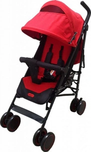 Carucior-sport-tip-umbrela-Baby-Care-PRO-803B-Spatar-reglabil-in-7-trepte-Pozitie-somn-Amortizoare-Frana-picior-Pliabil-Rosu