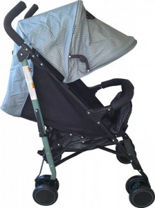 Carucior sport tip umbrela Baby Care™ PRO 803B, Spatar reglabil in 7 trepte, Pozitie somn, Amortizoare, Frana picior,Pliabil, Verde Turquoise Imprimeu