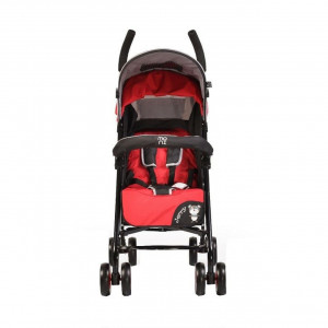 Carucior-sport-tip-umbrela-NOVOKIDS-Jerry-Spatar-reglabil-2-trepte-Cadru-metalic-Tapiserie-de-calitate-Amortizoare-Frana-picior-Pliabil-Rosu