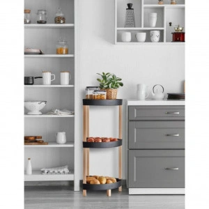 Etajera-din-lemn-masiv-cu-3-polite-din-plastic-HouseXL-B-Wood-Mini-Organizer-Pentru-bucatarie-Baie-Living-si-Birou-Inaltime-80-cm-Raft-Design-modern-Natur_1
