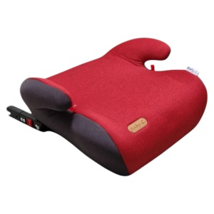 Inaltator auto cu Isofix Baby Care™ BS02P, 15-36 kilograme, Max 12 ani, Omologare R129 i-Size, Sistem de prindere in centura de siguranta, Husa detasabila si lavabila, Rosu - Img 1