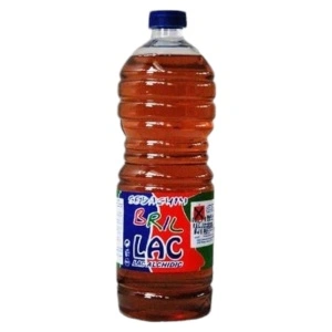 Lac alchidic incolor Brillac, 0.9 l pentru lemn, metal, piatra si zidarie, Natur