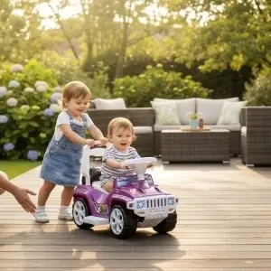 Masinuta-copii-si-bebe-NOVOKIDS-My-first-SUV-Car-XXL-Lungime-85-cm-Maner-de-impins-pentru-parinti-detasabil-Functie-trotineta-fara-pedale-Pentru-interior-si-exterior-Mov-2