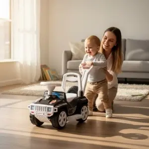 Masinuta-copii-si-bebe-NOVOKIDS-My-first-SUV-Car-XXL-Lungime-85-cm-Maner-de-impins-pentru-parinti-detasabil-Functie-trotineta-fara-pedale-Pentru-interior-si-exterior-Negru-2