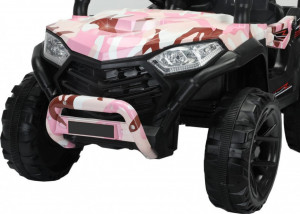 Masinuta-Electrica-cu-acumulator-pentru-copii-NOVOKIDS-Buggy-Mini-UTV-Cu-faruri-luminoase-Telecomanda-3-7-ani-max-30-kg-3-Viteze-Lungime-110-cm-Model-Offroad-Roz-Camuflaj