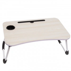 Masuta-plianta-cu-blat-din-MDF-melaminat-HouseXL-Mini-Folding-Table-Dimensiuni-60X40-cm-Pentru-laptop-si-mic-dejun-Blat-18mm-Picioare-emailate-Pliabila-Natur