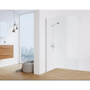 Paravan de Dus Walk-In HouseXL UrbanGlass Premium, 90x190 cm, Sticla Securizata 8mm, Transparent, Profil Crom