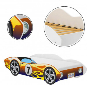 Pat-tip-masinuta-pentru-copii-NOVOKIDS-CORVETTE-160x80-CM-Set-cu-Saltea-din-Spuma-MATSEN-10-CM-Inclusa-Somiera-Sistem-FLEX-Cu-Protectii-Laterale-Cameleon