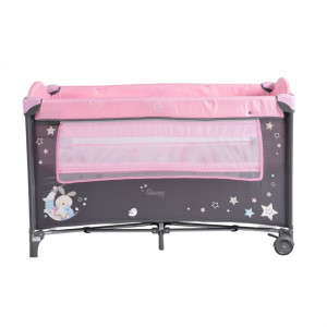 Patut-pliant-transformabil-in-tarc-copii-NOVOKIDS-Sleepy-NEST-60X120-cm-2-Niveluri-Masa-infasat-Jucarie-Carusel-cu-jucarii-din-plus-Fermoar-acces-lateral-Roz-cu-Gri_5