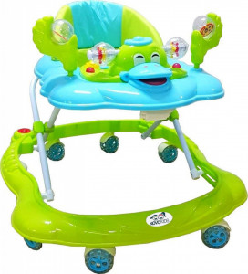 Premergator-Reglabil-in-3-Trepte-NOVOKIDS-Happy-Duck-cu-roti-din-silicon-Ratusca-Pliabil-8-Roti-Cu-Melodii-Verde-Turquoise_3
