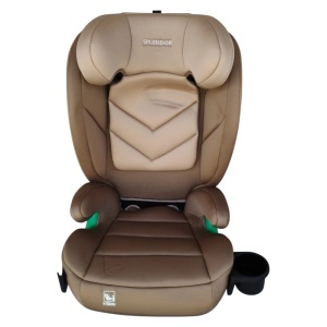 Scaun auto ISOFIX transformabil in inaltator NOVOKIDS Splendor HF03 R129 i-Size 100-150 cm Bej Crem