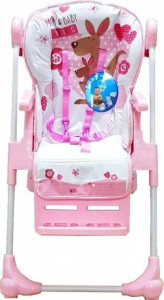 Scaun-de-masa-pentru-copii-si-bebe-Baby-Care-CC-reglabil-in-3-trepte-pliabil-centura-de-siguranta-sezut-comfortabil-masuta-detasabila-pozitie-somn-cosulet-de-depozitare-model-Cangur-Roz_2