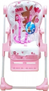 Scaun-de-masa-pentru-copii-si-bebe-Baby-Care-CC-reglabil-in-3-trepte-pliabil-centura-de-siguranta-sezut-comfortabil-masuta-detasabila-pozitie-somn-cosulet-de-depozitare-model-Cangur-Roz_2