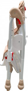 Scaun-de-masa-pentru-copii-si-bebe-Baby-Care-CC-reglabil-in-3-trepte-Pliabil-Centura-de-siguranta-Sezut-comfortabil-Masuta-detasabila-Pozitie-somn-Cosulet-de-depozitare-Model-Ursulet-Crem_2