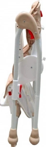 Scaun-de-masa-pentru-copii-si-bebe-Baby-Care-CC-reglabil-in-3-trepte-Pliabil-Centura-de-siguranta-Sezut-comfortabil-Masuta-detasabila-Pozitie-somn-Cosulet-de-depozitare-Model-Ursulet-Crem_2