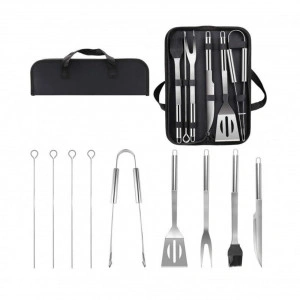 Set-9-ustensile-gratar-din-inox-HouseXL-BBQ-Cu-geanta-transport-inclusa-Cleste-Spatula-Furculita-Cutit-Perie-gratar-si-Frigarui_2